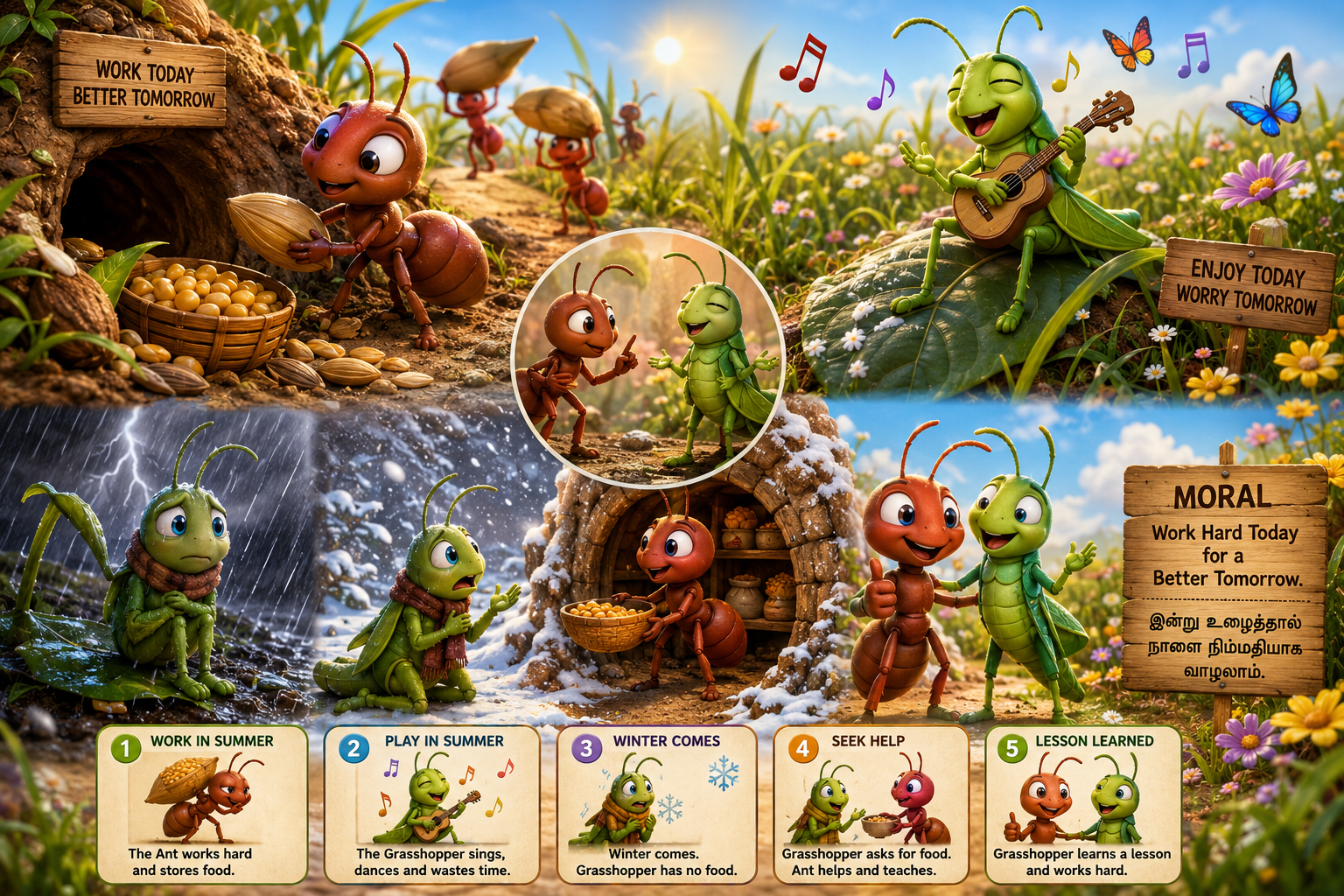 Ant and Grasshopper