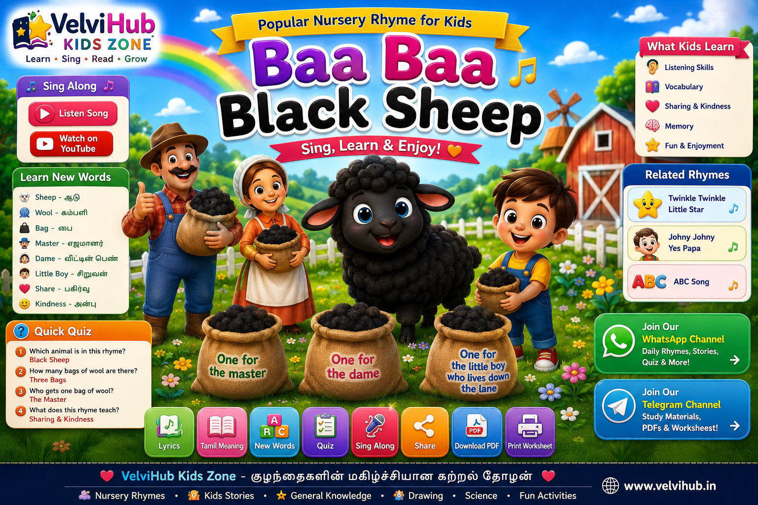 Baa Baa Black Sheep