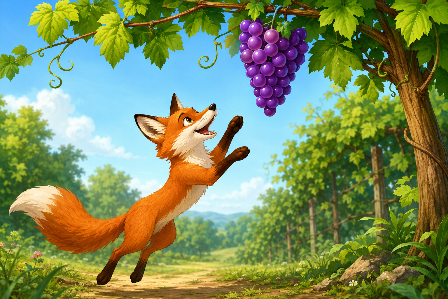 The Fox and the Grapes